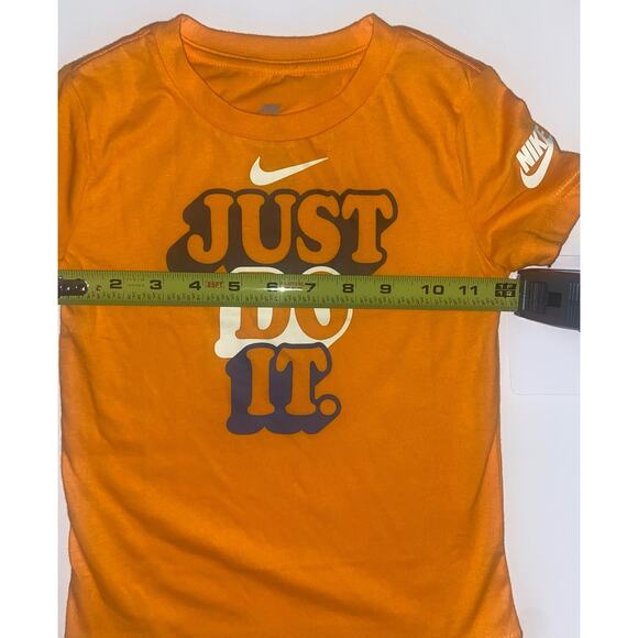 Nike Boys Orange T-Shirt Just Do It size 4T - Picture 4 of 7